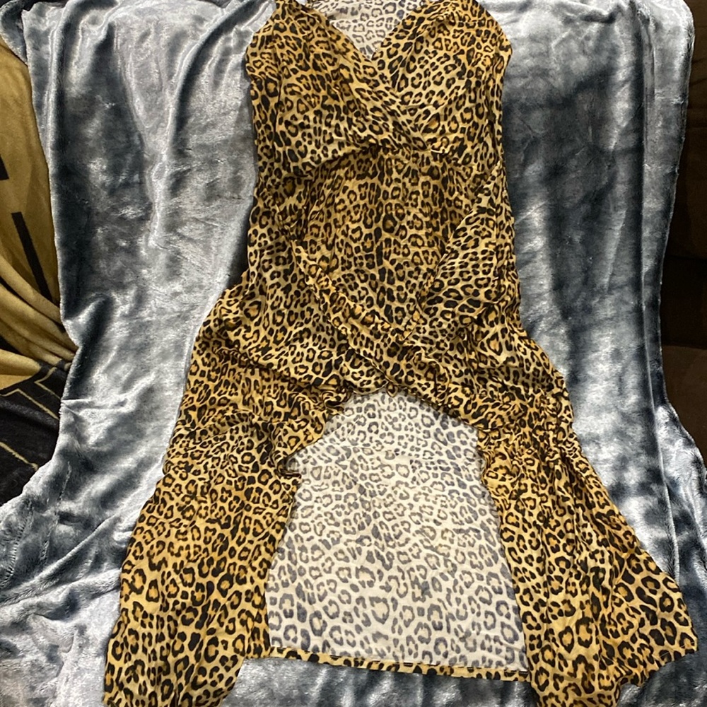 Sexy animal print dress size XS